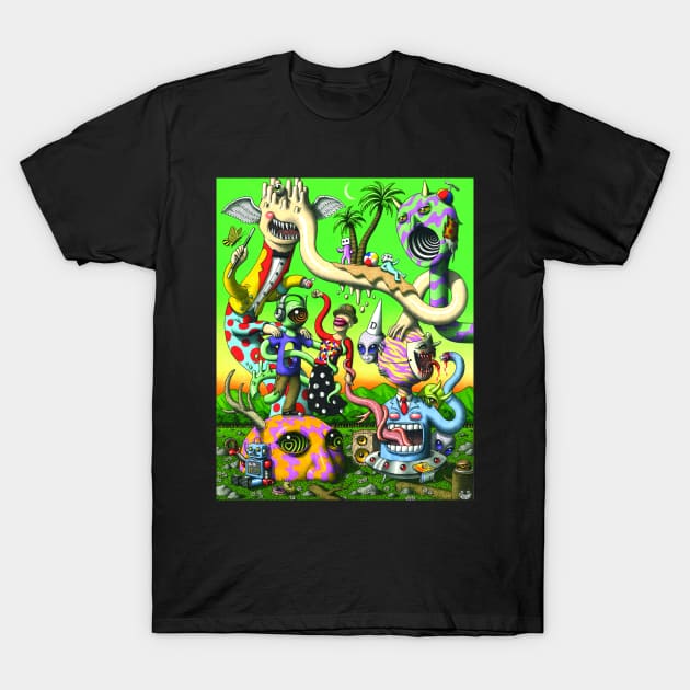 Green Sky Piece T-Shirt by Jimmy Alonzo